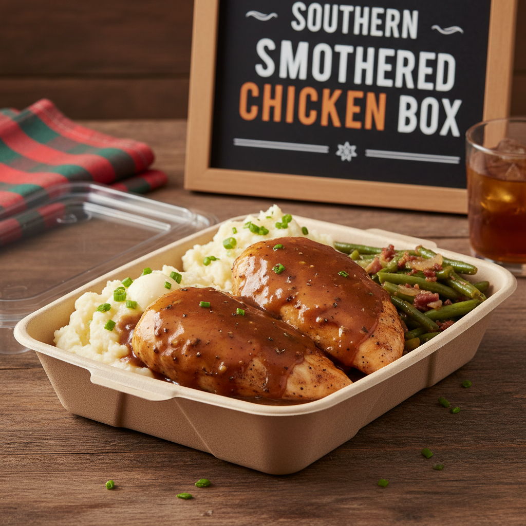 Smothered Chicken Box Hambox