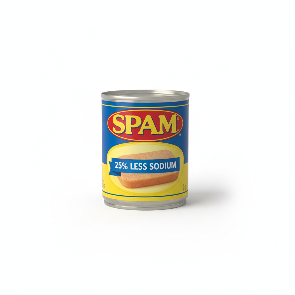 Spam 25% Less Sodium