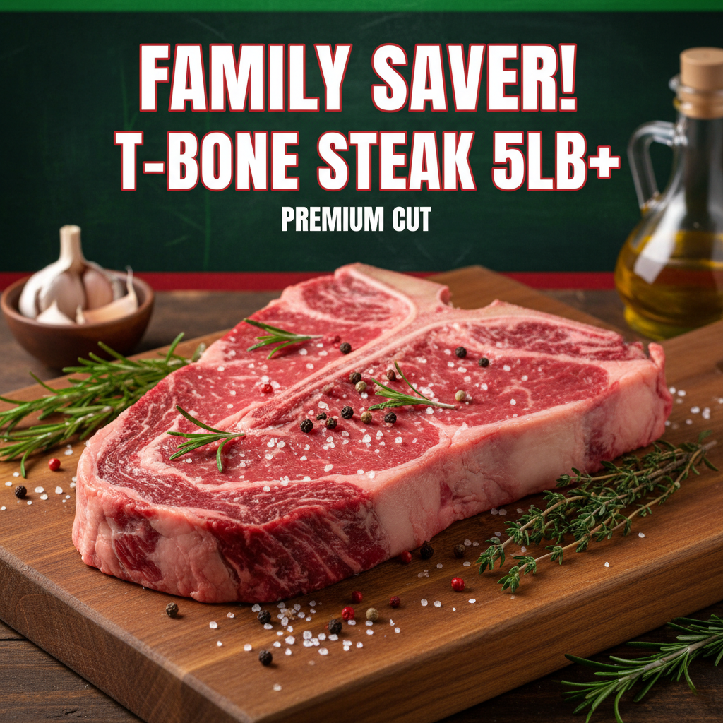 T Bone Steak 5lb Up