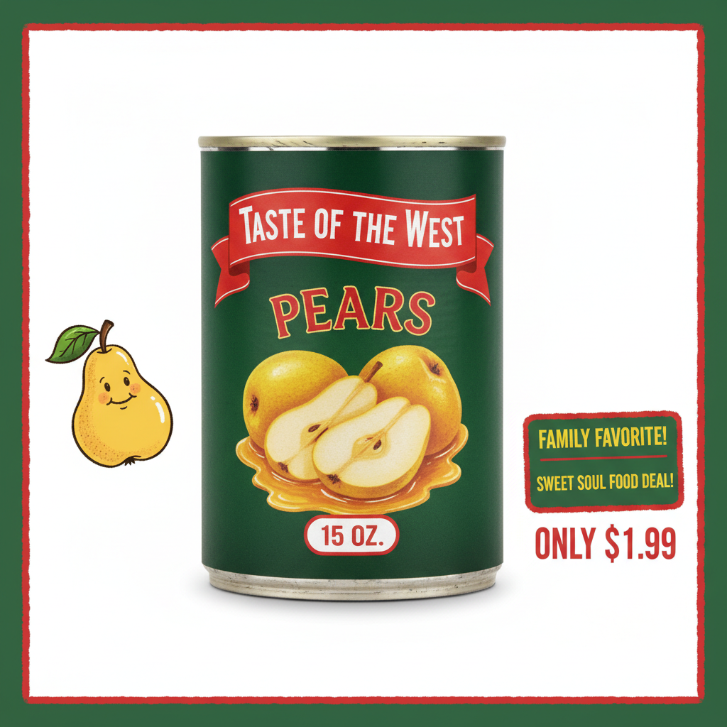Taste Of The West Pears 15oz