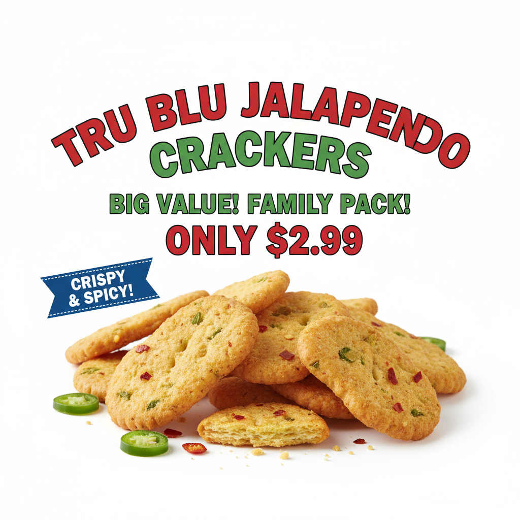 Tru Blu Jalapeno Crackers
