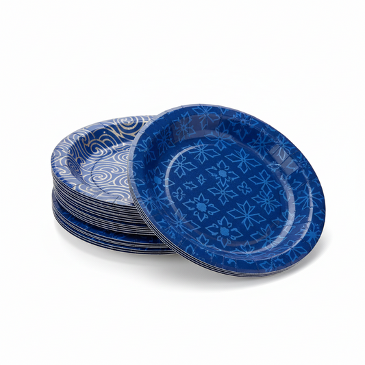 Unique Small Paper Plates Blue