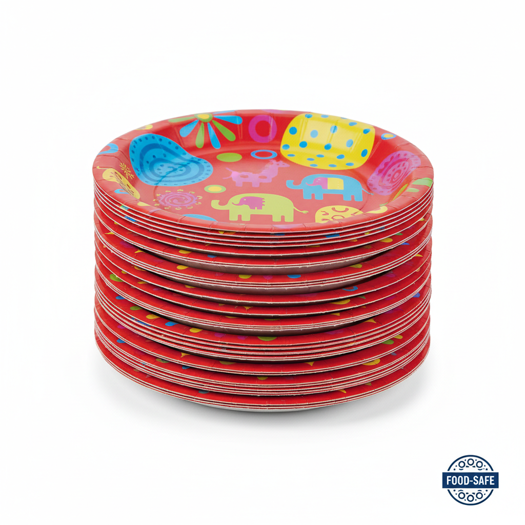 Unique Small Paper Plates Red
