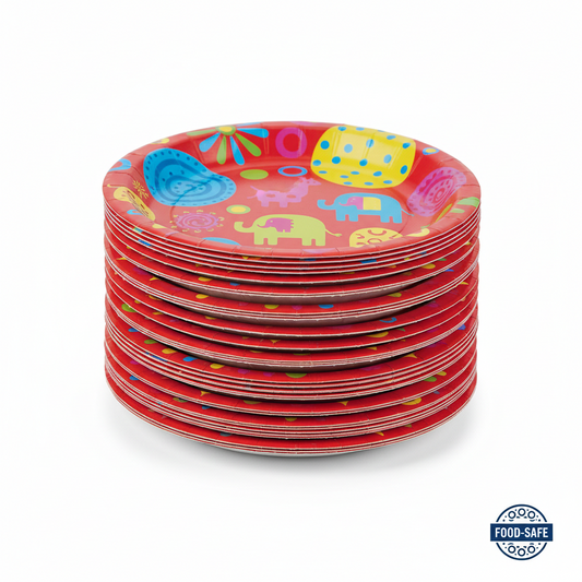 Unique Small Paper Plates Red