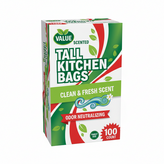 Value Scented Tall Kitchen Bags