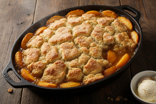 Whole Pan Peach Cobbler