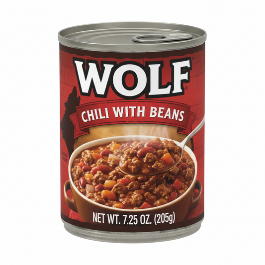 Wolf Chili W/beans 7.25oz