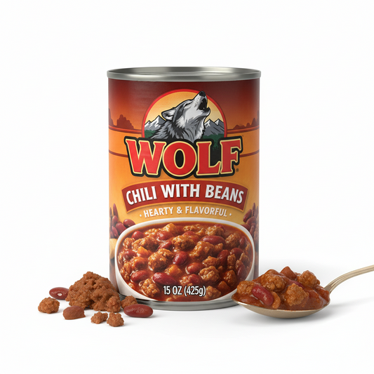 Wolf Chili With Bean 15 Oz